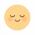 Peaceful Emoji Face