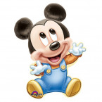 Minnie or Mickey Mouse Super Shape Foil Balloon