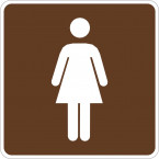 Larger Photo Outdoor Recreation Signs Women&39s Restroom Symbol ...