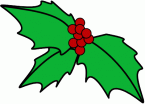 Free Christmas Holly Clip Art