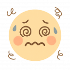 Dizzy Emoji Face