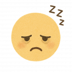 Sleepy Emoji Face