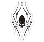 Skull spider" Stickers by queensoft | Redbubble