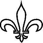 fleur de lis old island rubber art stamps