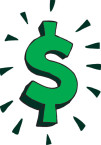 Money signs clip art