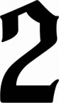 Font BOE 2 :: Bird Old English Numbers and Punctuation ...