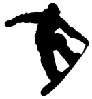 Snowboarder Silhouette Snowboard 4 Clipart Free Clip Art Images ...