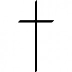 Simple Black Cross - Clipartion.com