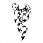 Tatuaje diseño de dragón tribal 21 - Tatuami así - Encuentra tu ...