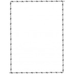 Barbed wire clipart border