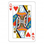 Imgs For > Queen Of Hearts Card Template