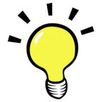 Cartoon Light Bulb Idea, light bulb idea: Light bulb idea with ...