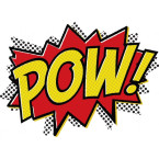 Pow comic book style, POW POW POW POW T-Shirt Design By Jonathan ...