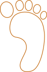 Footprint clip art - vector clip art online, royalty free & public ...